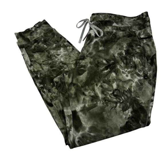 Lululemon Ready to Rulu High-Rise Joggers Olive Green Diamond Dye Women's SZ 16 - Picture 1 of 6